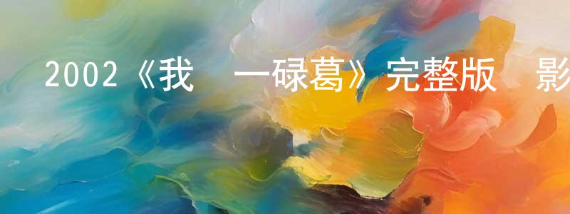 蔡龍海發布2002《我愛一碌葛》完整版電影/在線觀看/百度云-美劇天堂